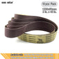 10 Pieces 50X1220Mm A/O Abrasive Sanding Belts 2"X48" P60-600 Coarse to Fine Grinding Belt Grinder Accessories