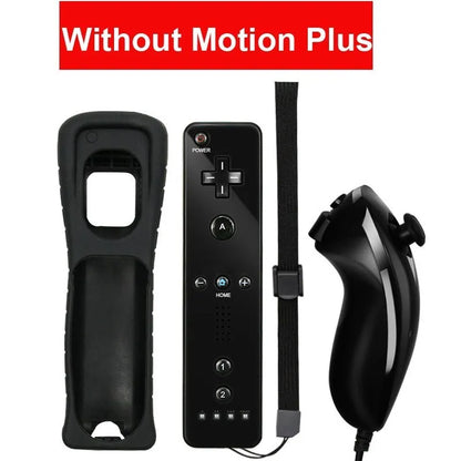 2 in 1 Controller for Nintendo Wii Console Wireless Gamepad Optional Motion plus Nunchuck Remote Joystick Video Game Accessories