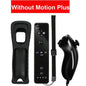 2 in 1 Controller for Nintendo Wii Console Wireless Gamepad Optional Motion plus Nunchuck Remote Joystick Video Game Accessories