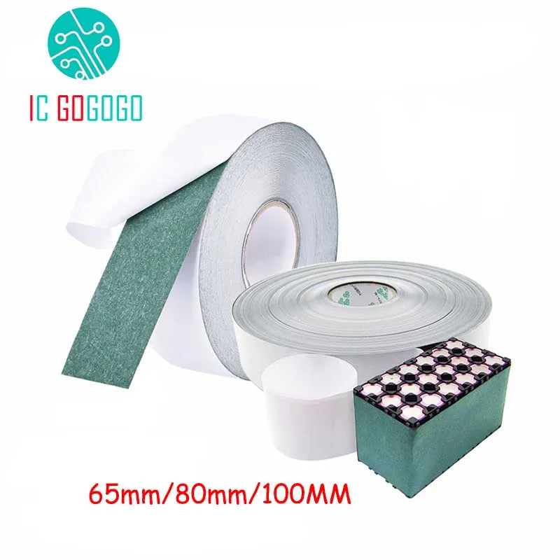 65Mm 80Mm 100Mm 18650 Lithium Battery Insulation Gasket Barley Paper Pack Cell Insulating Glue Fish Tape Insulated Isolator Li