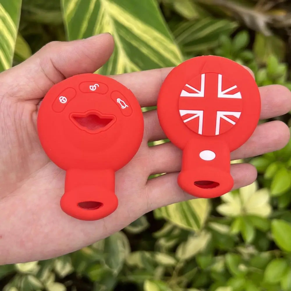Silicone Car Key Case Cover Protector Set for Bmw Mini Cooper S Roadster R55 R56 R57 R58 R59 Remote Shell Holder Accessories