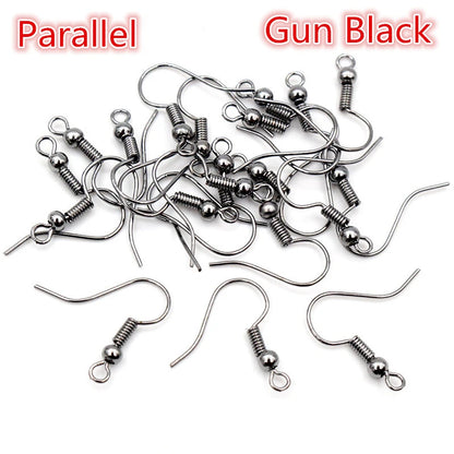 100Pcs/Lot 20X17Mm DIY Earring Findings Earrings Clasps Hooks Fittings DIY Jewelry Making Accessories Iron Hook Earwire Jewelry