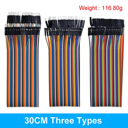 Dupont Line 10CM 20CM 30CM 40Pin Male to Male + Male to Female and Female to Female Jumper Wire Dupont Cable for Arduino