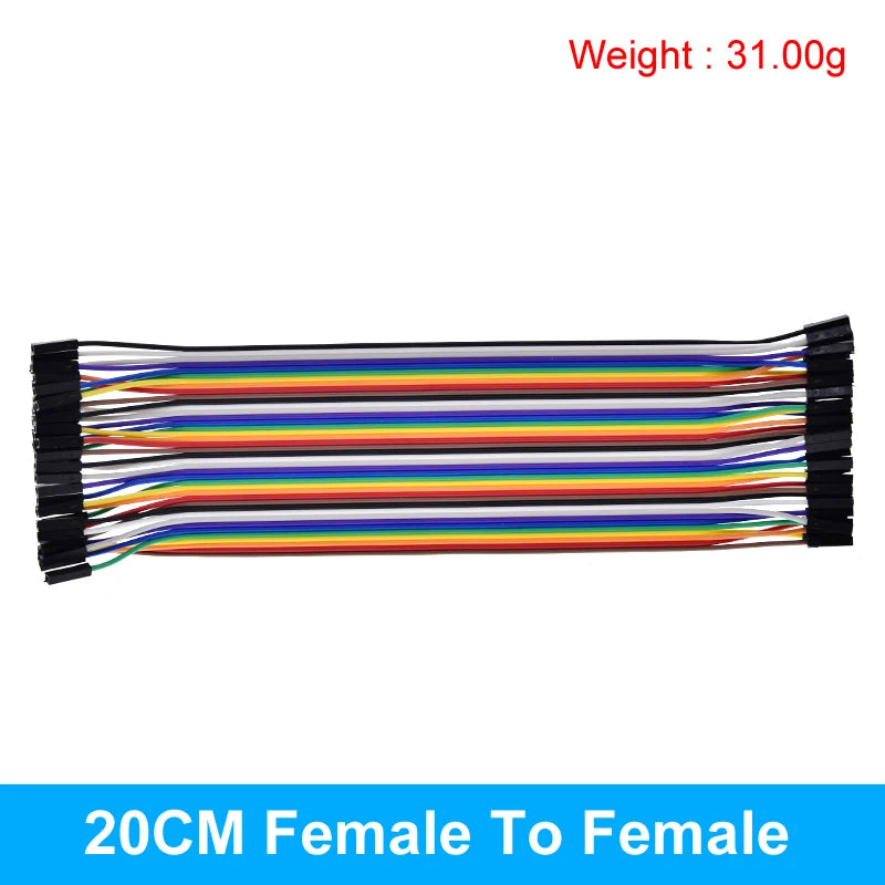 Dupont Line 10CM 20CM 30CM 40Pin Male to Male + Male to Female and Female to Female Jumper Wire Dupont Cable for Arduino