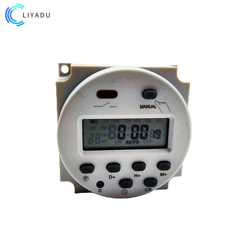 CN101A 12V/24V/110V/220V Single and Double Countdown Micro Cycle Time Control Switch Timer Controller Min Control 16A