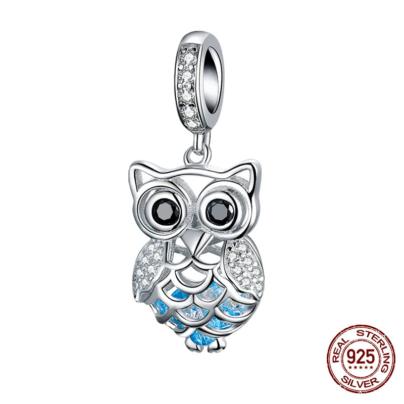 925 Sterling Silver Women Boy Girls Pet Camera Bee Charm Coffee Ladybug Beads Fit DIY Original Bracelet Pendants Jewelry