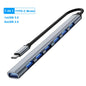 USB C Docking Station PD 100W USB C HUB Type C to Hdmi-Compatible Adapter 4K 30Hz VGA RJ45 USB 3.0 HUB USB Splitter for Macbook