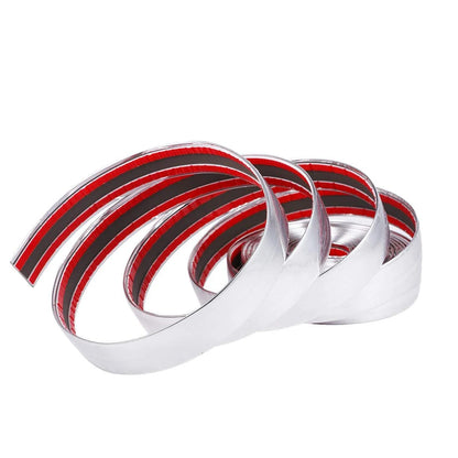 13M Silver Car Moulding Trim Strip Chrome Styling Decoration Tape Auto DIY Protective Sticker 6Mm 8Mm 10Mm 12Mm 15Mm 20Mm 30Mm