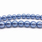 NEW 4/6/8/10Mm round Beads Loose Glass Pearl Spacer Charm Beads for Jewelry Making Diy Handmade Bracelet Accessories
