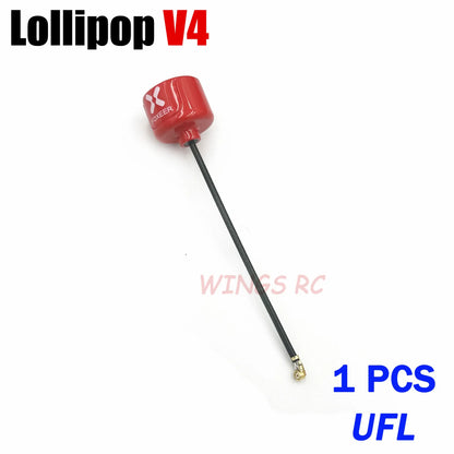 Antenna Lollipop 4 V4 FPV Antenna 5.8G 2.6Dbi Stubby RHCP SMA RPSMA UFL Straight/Angle MMCX 7.2G for FPV RC Racing Drone