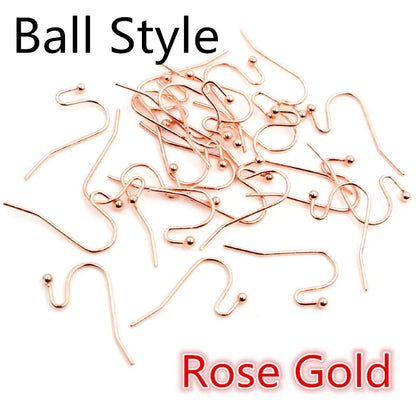100Pcs/Lot 20X17Mm DIY Earring Findings Earrings Clasps Hooks Fittings DIY Jewelry Making Accessories Iron Hook Earwire Jewelry