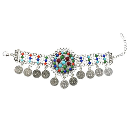 Bohemia Vintage Hippie Boho Bracelet Bells Tassel Statement Pulseiras Femininas Women Turkish Gypsy Tribal Jewelry