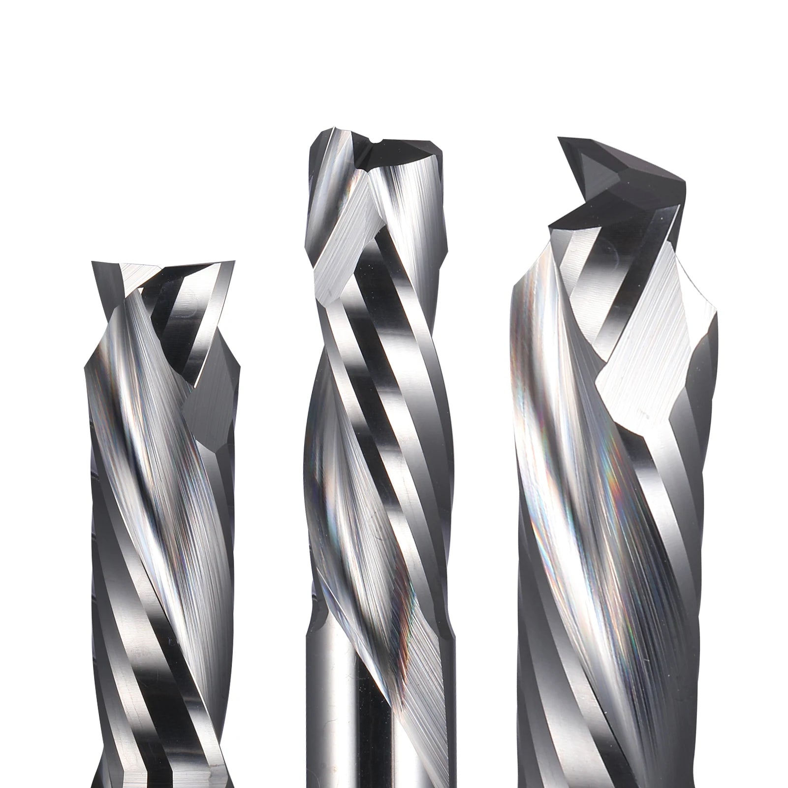 1Pcs up & down Cut Two Flutes Spiral Carbide Mill Tool Cutters for CNC Router, Compression Wood End Mill Cutter Bits