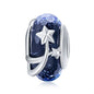 925 Sterling Silver Colorful Ocean Starfish round Heart Charm Butterfly Murano Glass Bead Fit Original Bracelet DIY Gift