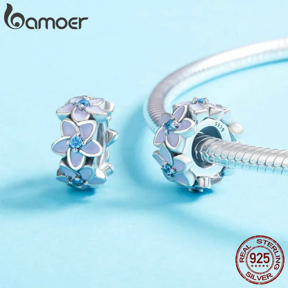 Authentic 925 Sterling Silver Dog Animal Footprint Cat Heart LOVE Spacer Charm Fit Bracelet DIY Original SCC594