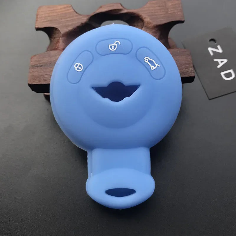 Silicone Car Key Case Cover Protector Set for Bmw Mini Cooper S Roadster R55 R56 R57 R58 R59 Remote Shell Holder Accessories