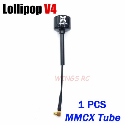 Antenna Lollipop 4 V4 FPV Antenna 5.8G 2.6Dbi Stubby RHCP SMA RPSMA UFL Straight/Angle MMCX 7.2G for FPV RC Racing Drone