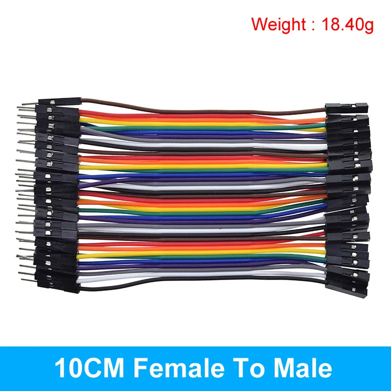 Dupont Line 10CM 20CM 30CM 40Pin Male to Male + Male to Female and Female to Female Jumper Wire Dupont Cable for Arduino