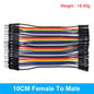 Dupont Line 10CM 20CM 30CM 40Pin Male to Male + Male to Female and Female to Female Jumper Wire Dupont Cable for Arduino