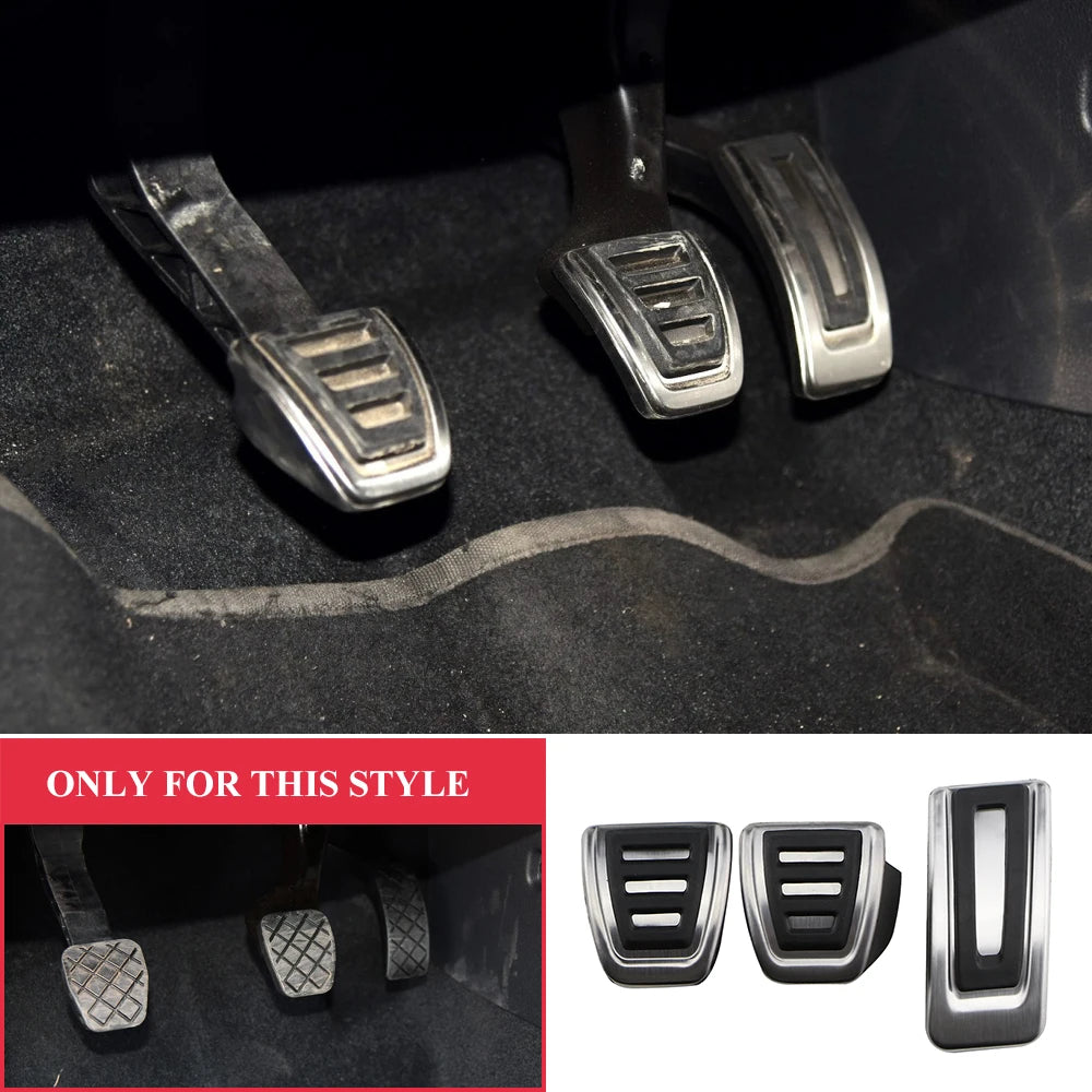 Car Pedals Cap Foot Rest Cover Accelerator Brake Clutch for VW Golf 7 Gti MK7 Seat Leon Octavia A7 Rapid Audi A3 8V Passat VIII