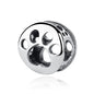 Original 925 Sterling Silver Charm Bead Love Dog Cat Paw Panda Firefly Pendant Charms Fit Bracelets Necklaces Women Jewelry