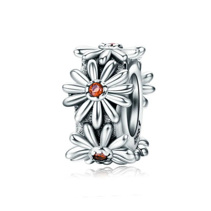 Authentic 925 Sterling Silver Dog Animal Footprint Cat Heart LOVE Spacer Charm Fit Bracelet DIY Original SCC594