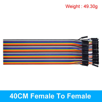 Dupont Line 10CM 20CM 30CM 40Pin Male to Male + Male to Female and Female to Female Jumper Wire Dupont Cable for Arduino