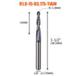 1 Pcs Solid Carbide Coated Taper Ball Nose Bit CNC Milling Cutter Router Bits for Wood and Cutters for Metal End Mill