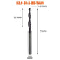 1 Pcs Solid Carbide Coated Taper Ball Nose Bit CNC Milling Cutter Router Bits for Wood and Cutters for Metal End Mill