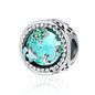 925 Sterling Silver Colorful Ocean Starfish round Heart Charm Butterfly Murano Glass Bead Fit Original Bracelet DIY Gift