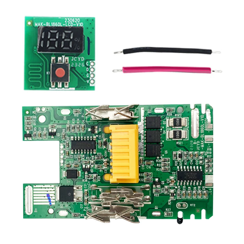 BL1830 Li-Ion Battery Case Charging Protection Circuit Board PCB LED Digital Indicator Box for Makita 18V 6.0Ah Housings Shell