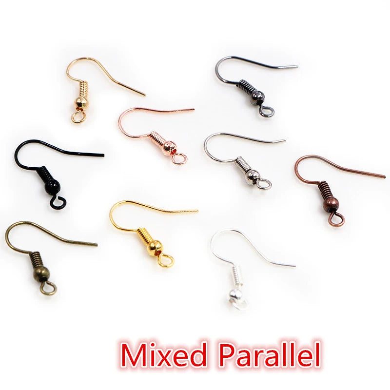 100Pcs/Lot 20X17Mm DIY Earring Findings Earrings Clasps Hooks Fittings DIY Jewelry Making Accessories Iron Hook Earwire Jewelry