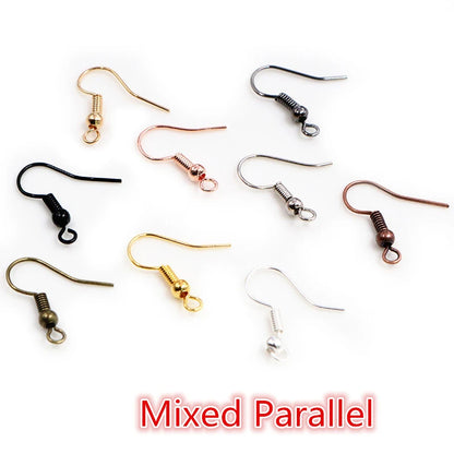 100Pcs/Lot 20X17Mm DIY Earring Findings Earrings Clasps Hooks Fittings DIY Jewelry Making Accessories Iron Hook Earwire Jewelry