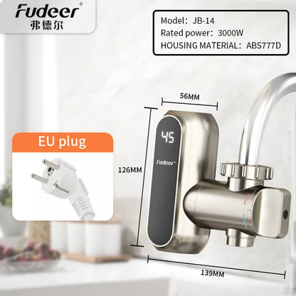 Electric Water Heater Kitchen Faucet Conector Instant Hot Water Tap Adapter 220V Water Heater Bathroom Accessories