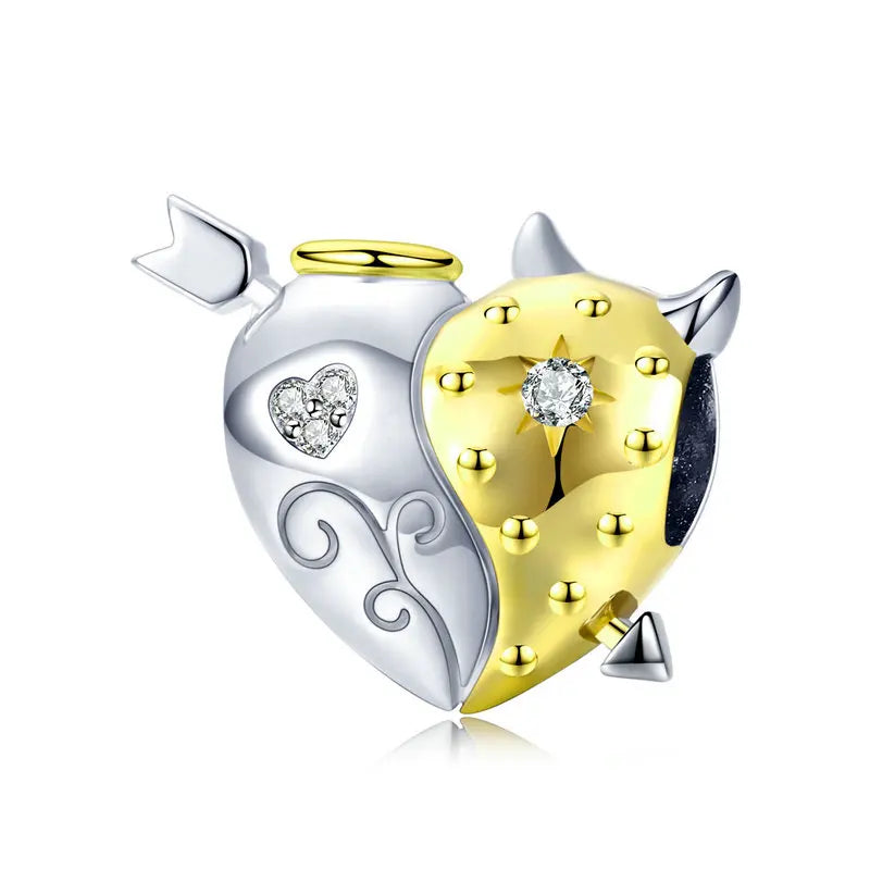 925 Sterling Silver Women Boy Girls Pet Camera Bee Charm Coffee Ladybug Beads Fit DIY Original Bracelet Pendants Jewelry