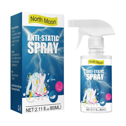 60 ML Wrinkle Release Spray Remove Static Clothing Spray Home Antistatic Spray Static Remover Sprays Clothes Supply