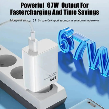 6A 67W Fast Charger Type-C Cable for Xiaomi 10 11 12 Lite 13T Redmi Note 11T 12T 13 Pro POCO F4 F5 X4 GT X5 X6 Quick Charge