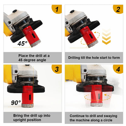 1Pc Diamond Drilling Core Bits M14 Thread Porcelain Tile Stoneware Crowns Drill Crowns Marble Stone Masonry Hole Saw