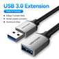 USB 3.0 Extension Cable USB 2.0 Cable USB Male to Female Data Cord for Smart TV PS4 Xbox One PC USB 3.0 Extension Cable