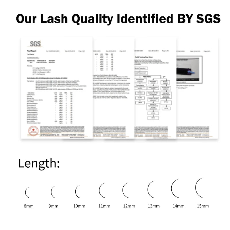 Custom Your Logo Individual Eyelash Extension Silk Lashes Russian Volume Classic Eyelash Extensions for Makeup