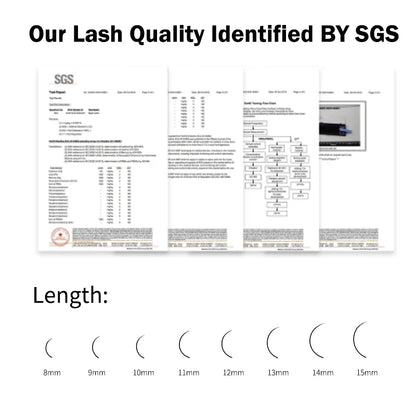 Custom Your Logo Individual Eyelash Extension Silk Lashes Russian Volume Classic Eyelash Extensions for Makeup