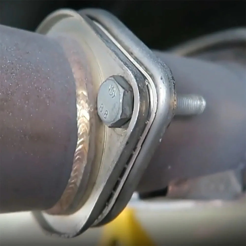 5Pcs/Lot 2.5 Inch=63Mm Car Engine Exhaust Gasket Universal Exhaust Pipe Gasket with Two Holes