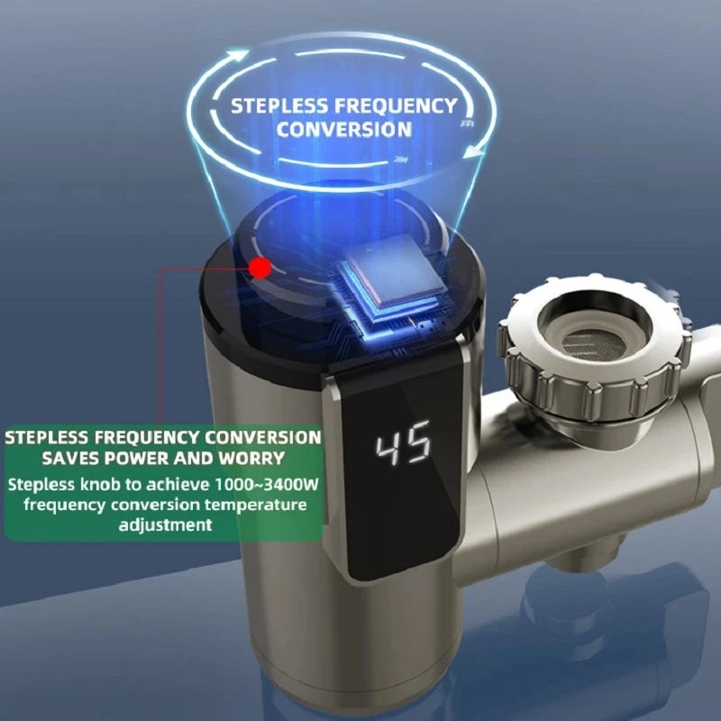 Electric Water Heater Kitchen Faucet Conector Instant Hot Water Tap Adapter 220V Water Heater Bathroom Accessories