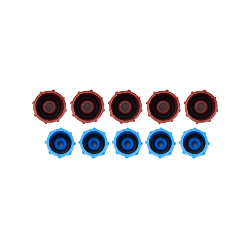 5 Pairs,M8*1 M10*1 A/C Service Port Valve Adapter Dust Cap for BMW / Mercedes-Benz