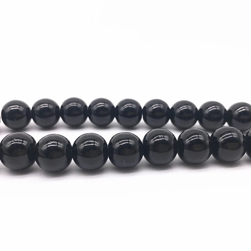 NEW 4/6/8/10Mm round Beads Loose Glass Pearl Spacer Charm Beads for Jewelry Making Diy Handmade Bracelet Accessories