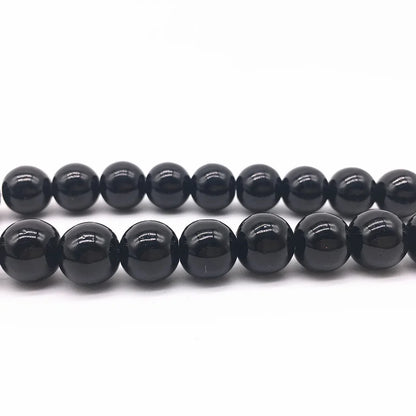 NEW 4/6/8/10Mm round Beads Loose Glass Pearl Spacer Charm Beads for Jewelry Making Diy Handmade Bracelet Accessories