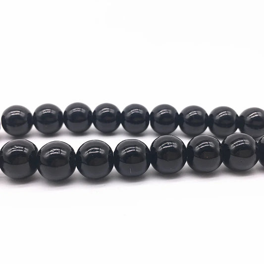 NEW 4/6/8/10Mm round Beads Loose Glass Pearl Spacer Charm Beads for Jewelry Making Diy Handmade Bracelet Accessories