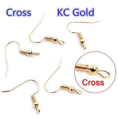 100Pcs/Lot 20X17Mm DIY Earring Findings Earrings Clasps Hooks Fittings DIY Jewelry Making Accessories Iron Hook Earwire Jewelry
