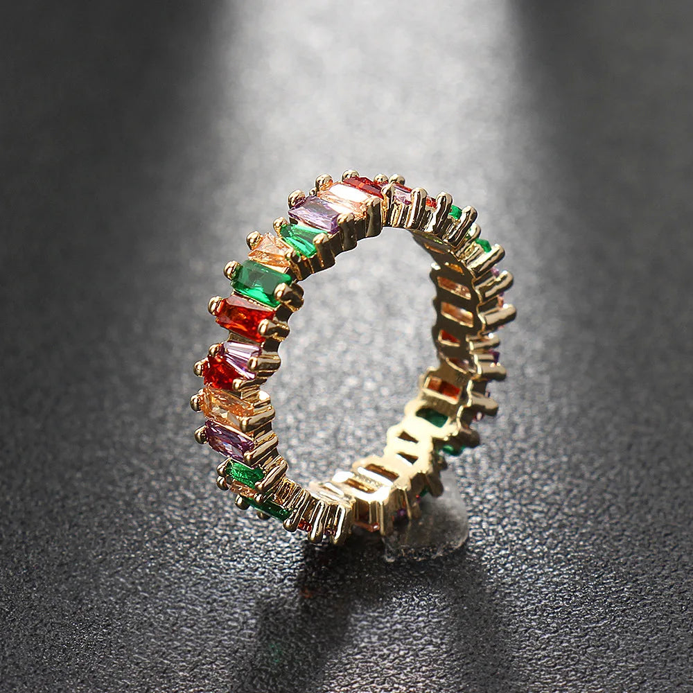 Women'S Luxury Wedding Ring with AAA Cz Fashion Party Jewelry Charm New Arrival
