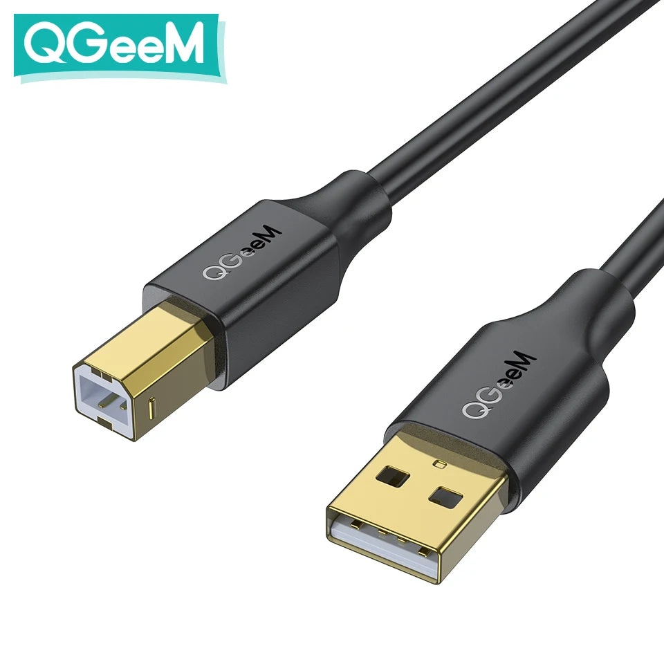 USB Cable for Printer High Speed a to B Male to Male Usb Printer Cable Data Sync for 3D Label Printer Lenovo 1M 1.5M 2M 3M 5M